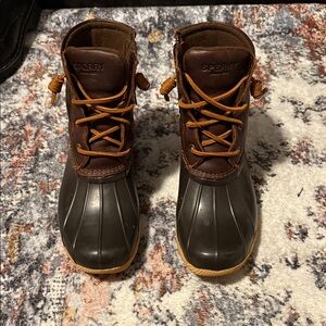 Sperry Dark Brown Waterproof Boots